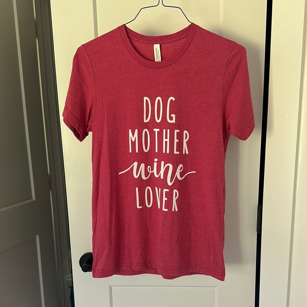 Bella Canvas Heathered Red Dog Lover T-Shirt